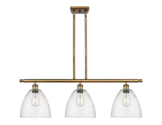 Ballston Three Light Island Pendant in Polished Nickel (405|516-3I-PN-GBD-94)