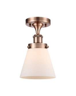 Ballston Urban One Light Semi-Flush Mount in Antique Copper (405|916-1C-AC-G61)