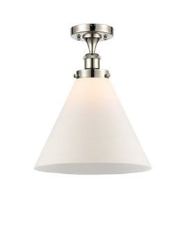 Ballston Urban One Light Semi-Flush Mount in Polished Nickel (405|916-1C-PN-G41-L)