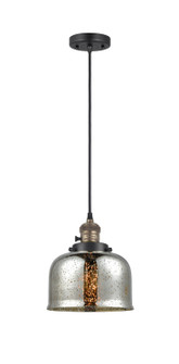 Franklin Restoration One Light Mini Pendant in Black Antique Brass (405|201CSW-BAB-G78)