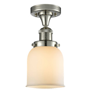 Franklin Restoration One Light Semi-Flush Mount in Polished Nickel (405|517-1CH-PN-G51)