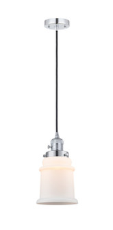 Franklin Restoration One Light Mini Pendant in Polished Chrome (405|201CSW-PC-G181)