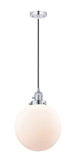 Franklin Restoration One Light Mini Pendant in Polished Chrome (405|201CSW-PC-G201-10)