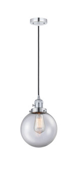 Franklin Restoration LED Mini Pendant in Polished Chrome (405|201CSW-PC-G202-8-LED)