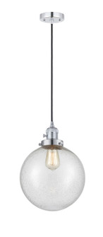 Franklin Restoration One Light Mini Pendant in Polished Chrome (405|201CSW-PC-G204-10)