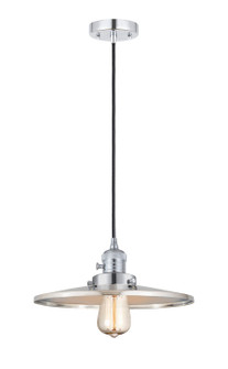 Franklin Restoration One Light Mini Pendant in Polished Chrome (405|201CSW-PC-MFR-PC-12)