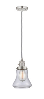 Franklin Restoration One Light Mini Pendant in Polished Nickel (405|201CSW-PN-G192)
