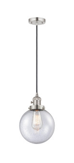 Franklin Restoration LED Mini Pendant in Polished Nickel (405|201CSW-PN-G204-8-LED)
