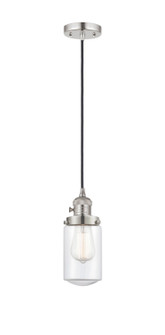 Franklin Restoration One Light Mini Pendant in Polished Nickel (405|201CSW-PN-G312)