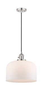 Franklin Restoration One Light Mini Pendant in Polished Nickel (405|201CSW-PN-G71-L)