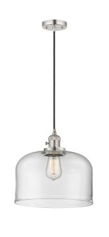 Franklin Restoration One Light Mini Pendant in Polished Nickel (405|201CSW-PN-G72-L)