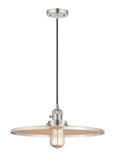 Franklin Restoration One Light Mini Pendant in Polished Nickel (405|201CSW-PN-MFR-PN-16)