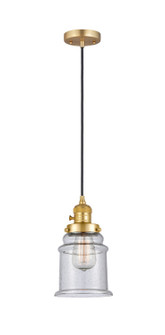 Franklin Restoration LED Mini Pendant in Satin Gold (405|201CSW-SG-G184-LED)