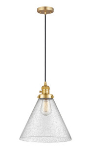 Franklin Restoration LED Pendant in Satin Gold (405|201CSW-SG-G44-L)