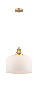 Franklin Restoration One Light Mini Pendant in Satin Gold (405|201CSW-SG-G71-L)