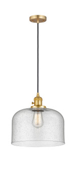 Franklin Restoration LED Mini Pendant in Satin Gold (405|201CSW-SG-G74-L-LED)