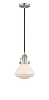 Franklin Restoration LED Mini Pendant in Brushed Satin Nickel (405|201CSW-SN-G321-LED)