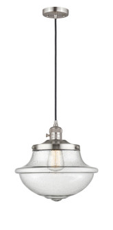 Franklin Restoration One Light Mini Pendant in Brushed Satin Nickel (405|201CSW-SN-G544)