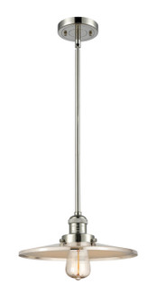 Franklin Restoration One Light Mini Pendant in Polished Nickel (405|201S-PN-MFR-PN-12)