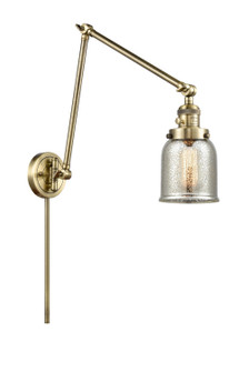 Franklin Restoration One Light Swing Arm Lamp in Antique Brass (405|238-AB-G58)