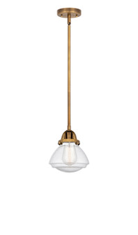 Nouveau 2 One Light Mini Pendant in Brushed Brass (405|288-1S-BB-G324)