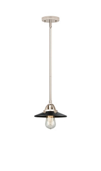 Nouveau 2 LED Mini Pendant in Polished Nickel (405|288-1S-PN-M6-BK-LED)