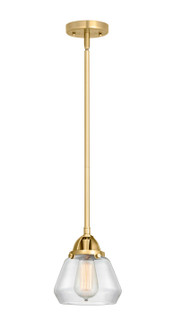 Nouveau 2 LED Mini Pendant in Satin Gold (405|288-1S-SG-G172-LED)