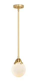 Nouveau 2 One Light Mini Pendant in Satin Gold (405|288-1S-SG-G201-6)