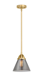 Nouveau 2 One Light Mini Pendant in Satin Gold (405|288-1S-SG-G43)