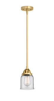 Nouveau 2 LED Mini Pendant in Satin Gold (405|288-1S-SG-G52-LED)