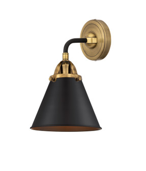 Nouveau 2 One Light Wall Sconce in Black Antique Brass (405|288-1W-BAB-M13-BK)