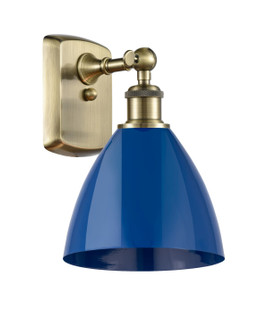 Ballston One Light Wall Sconce in Antique Brass (405|516-1W-AB-MBD-75-BL)