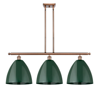 Ballston Three Light Island Pendant in Antique Copper (405|516-3I-AC-MBD-12-GR)