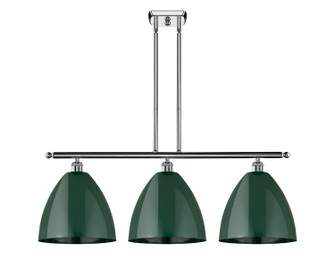 Ballston Three Light Island Pendant in Polished Chrome (405|516-3I-PC-MBD-12-GR)
