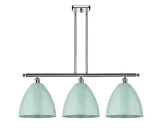 Ballston Three Light Island Pendant in Polished Chrome (405|516-3I-PC-MBD-12-SF)