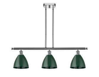 Ballston Three Light Island Pendant in Polished Chrome (405|516-3I-PC-MBD-75-GR)