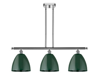 Ballston Three Light Island Pendant in Polished Chrome (405|516-3I-PC-MBD-9-GR)