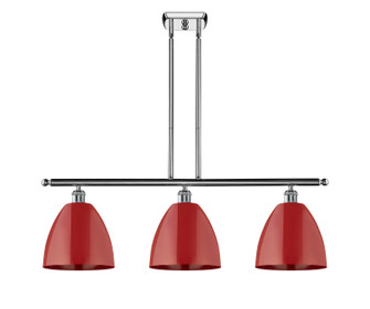 Ballston Three Light Island Pendant in Polished Chrome (405|516-3I-PC-MBD-9-RD)