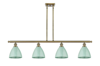 Ballston Four Light Island Pendant in Antique Brass (405|516-4I-AB-MBD-75-SF)