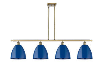 Ballston Four Light Island Pendant in Antique Brass (405|516-4I-AB-MBD-9-BL)