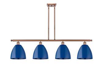 Ballston Four Light Island Pendant in Antique Copper (405|516-4I-AC-MBD-9-BL)