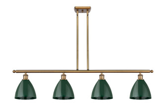 Ballston Four Light Island Pendant in Brushed Brass (405|516-4I-BB-MBD-75-GR)