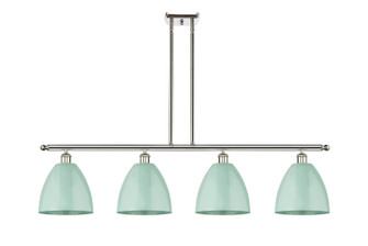Ballston Four Light Island Pendant in Polished Nickel (405|516-4I-PN-MBD-9-SF)