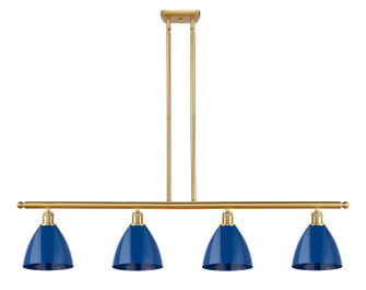 Ballston Four Light Island Pendant in Satin Gold (405|516-4I-SG-MBD-75-BL)