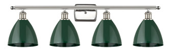 Ballston Four Light Bath Vanity in Polished Nickel (405|516-4W-PN-MBD-75-GR)