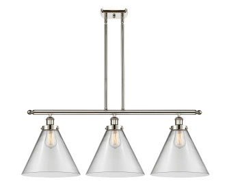 Ballston Urban Three Light Island Pendant in Matte Black (405|916-3I-BK-G41-L)