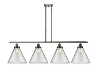 Ballston Urban Four Light Island Pendant in Oil Rubbed Bronze (405|916-4I-OB-G42-L)