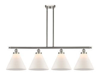 Ballston Urban Four Light Island Pendant in Brushed Satin Nickel (405|916-4I-SN-G41-L)