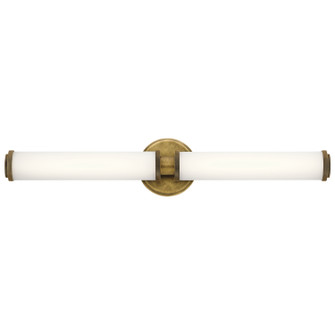Indeco LED Linear Bath in Natural Brass (12|45685NBRLED)