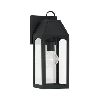 Burton One Light Outdoor Wall Lantern in Black (65|946311BK)